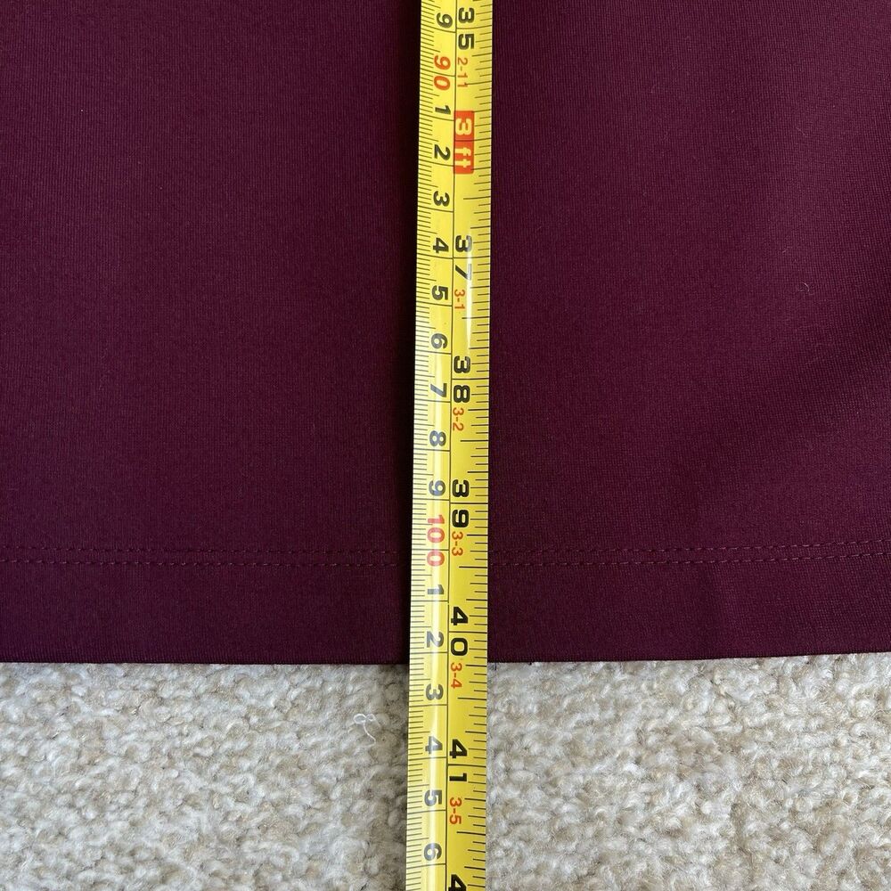 WHBM AURA Collection Sleeveless Sculpting Sheath Dress 14 Burgundy Career Office - Picture 14 of 14